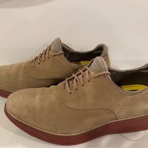 Cole Haan Men's Brown Suede Oxfords
